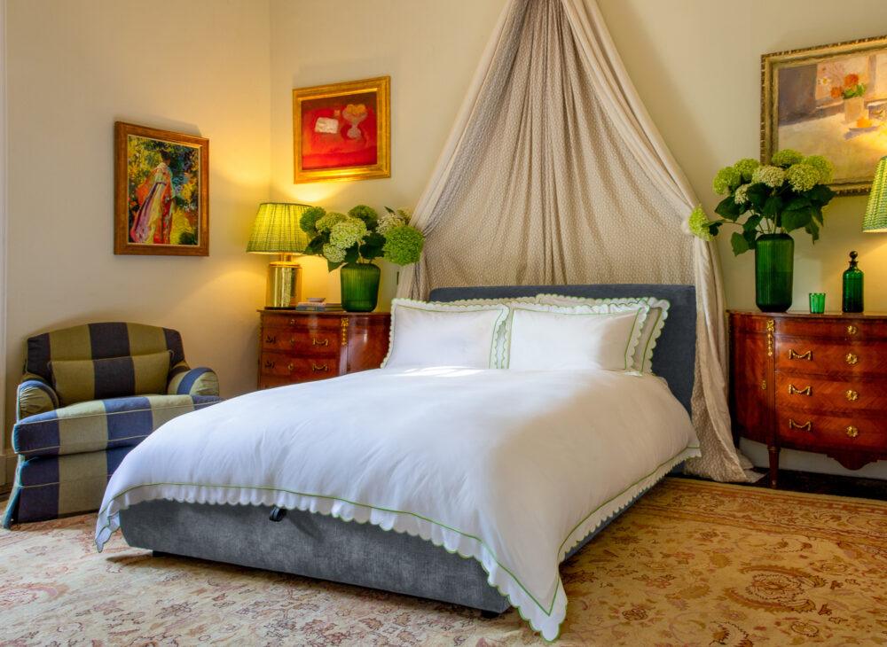 Sophie Conran Mira ottoman bed in blue